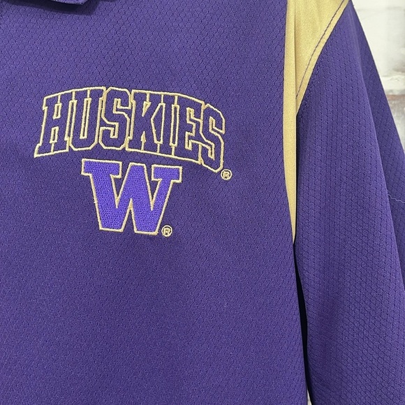 Huskies Purple Polo Shirt KA Knights Apparel large - Picture 3 of 5